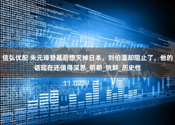 信弘优配 朱元璋登基后想灭掉日本，刘伯温却阻止了，他的话现在还值得深思_明朝_挑衅_历史性