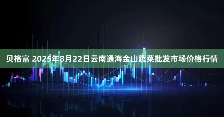 贝格富 2025年8月22日云南通海金山蔬菜批发市场价格行情