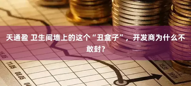天通盈 卫生间墙上的这个“丑盒子”，开发商为什么不敢封？